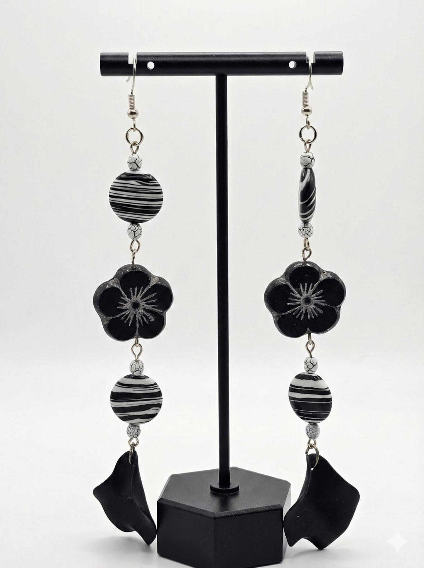 Night Bloom Drop Earrings