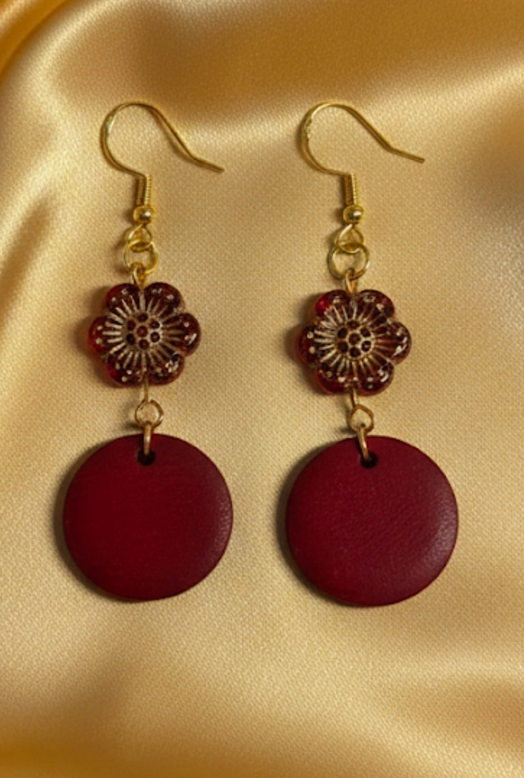 All The Red Statement Earrings
