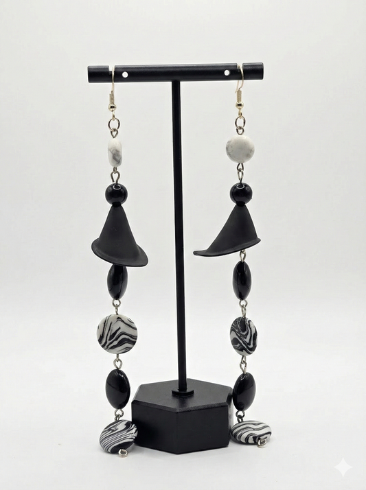 Midnight Witch Drop Earrings