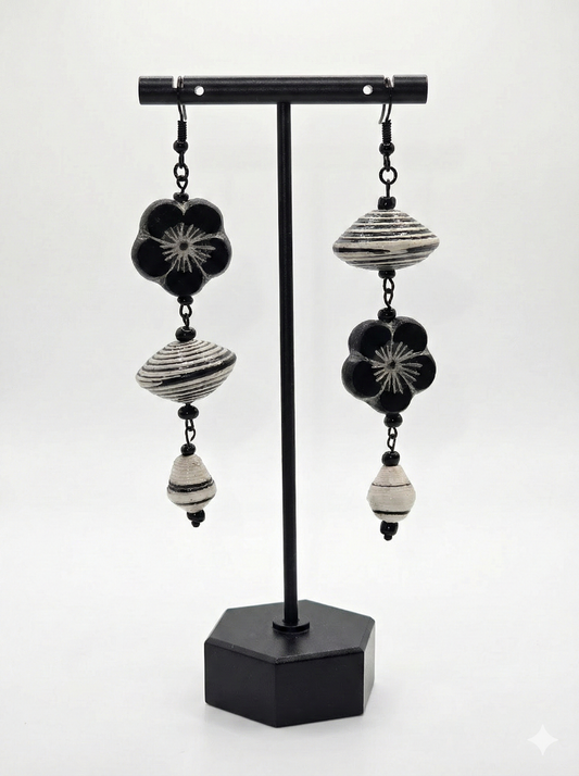 Midnight Whimsy Drop Earrings