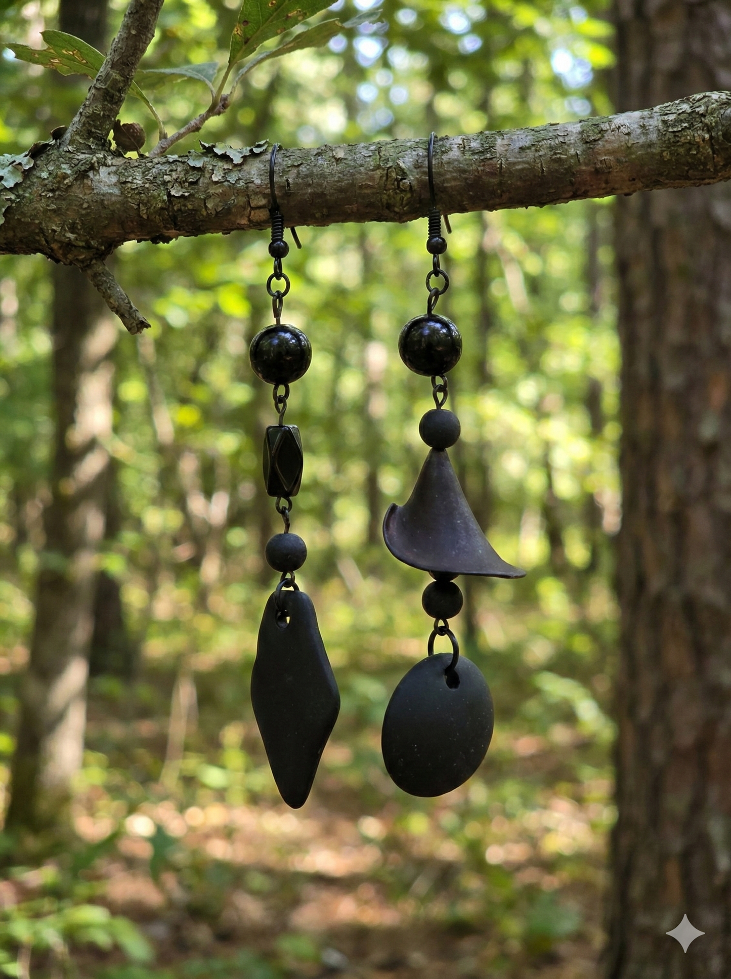 Dark Rebel Drop Earrings