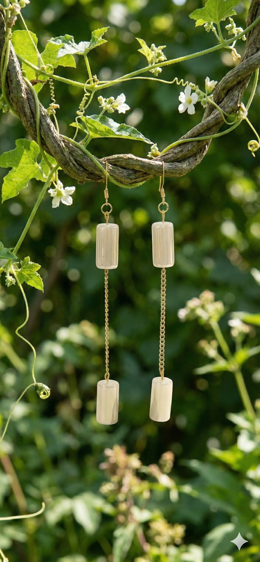 Soft Sand Drop Earrings