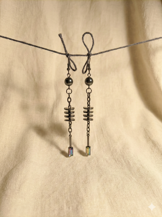 Dark Prism Drop Earrings