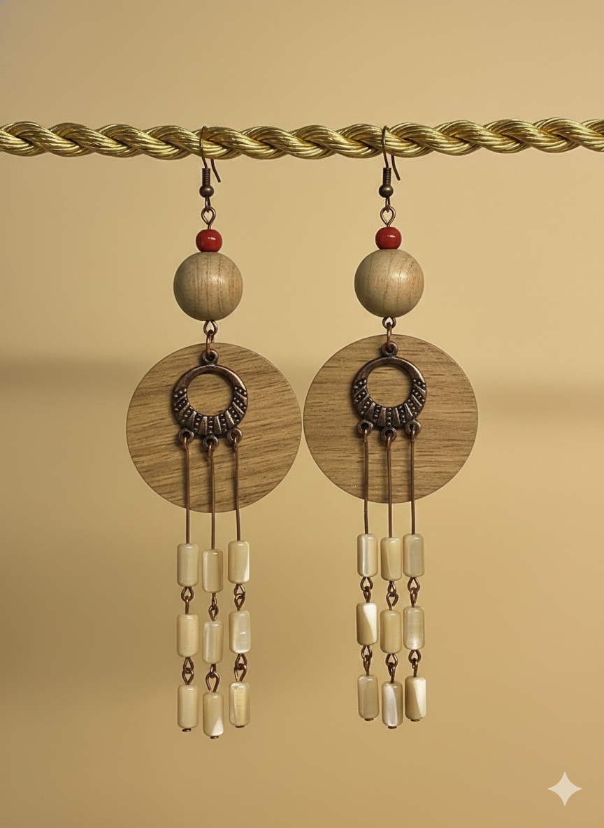 Natural Luxe Chandelier Earrings