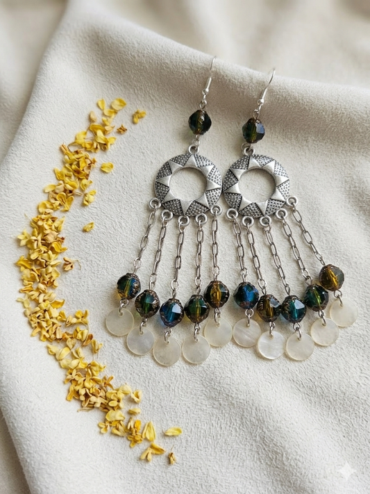 Chandelier Nights Statement Earrings