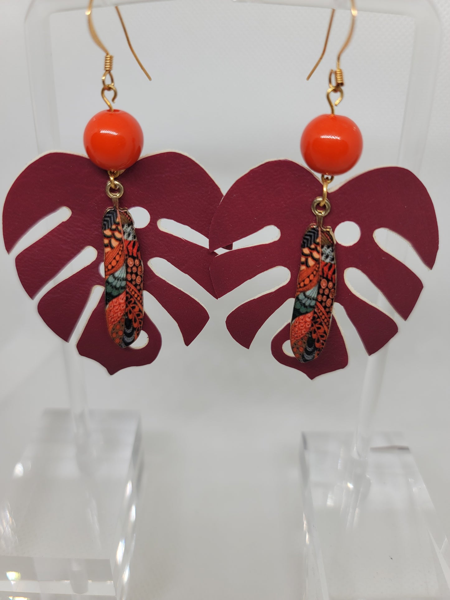 Tribal Bloom Drop Earrings
