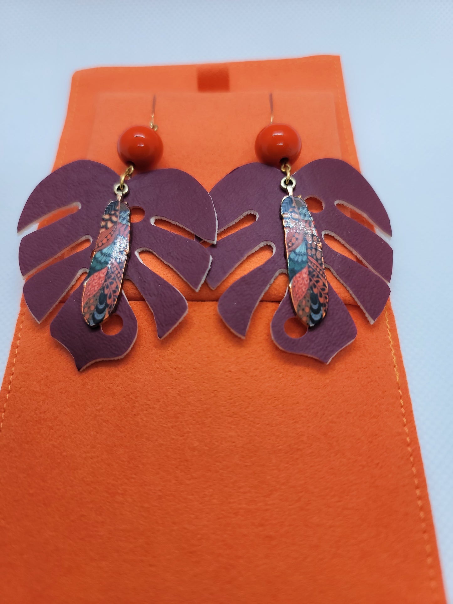 Tribal Bloom Drop Earrings