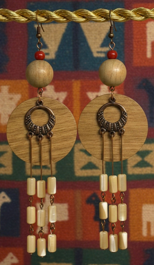 Natural Luxe Chandelier Earrings