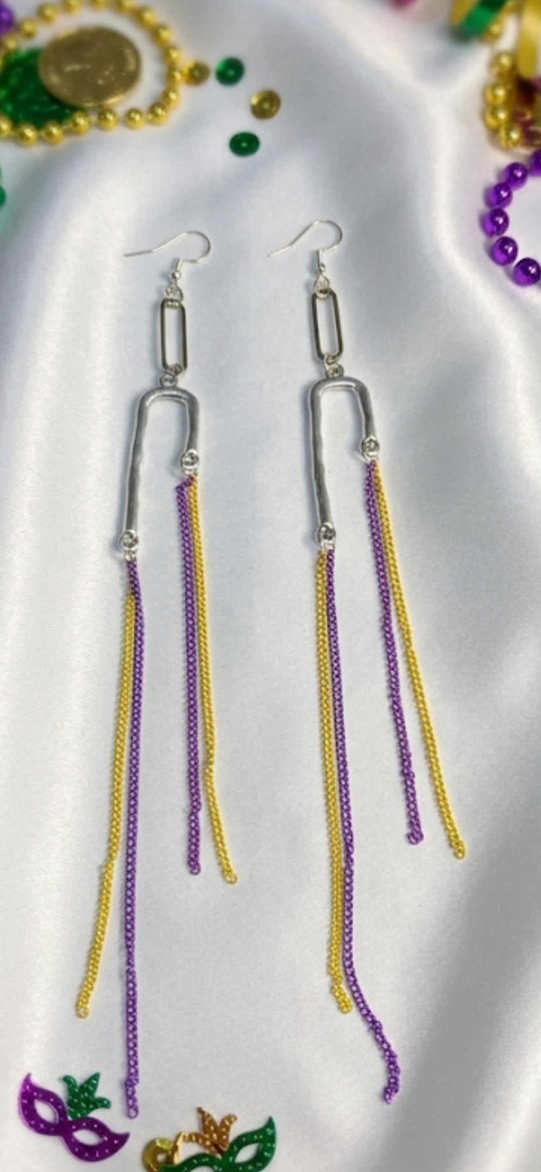 Mardi Gras Festival Earrings