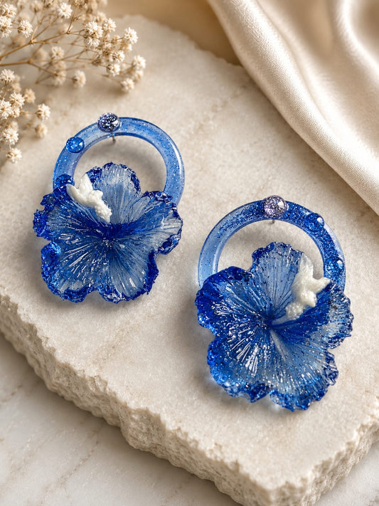Coral Reef Ring Earrings