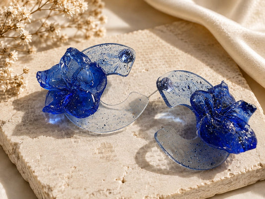 Moonlit Bloom Drop Earrings